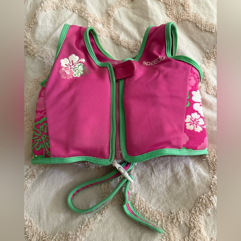 Speedo pink swim vest